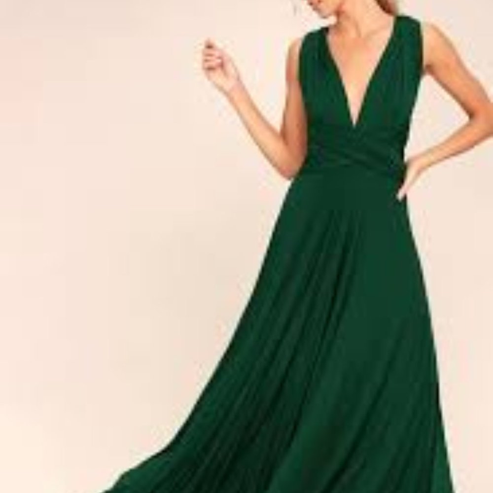 Lulus Tricks of the trade Forest Green